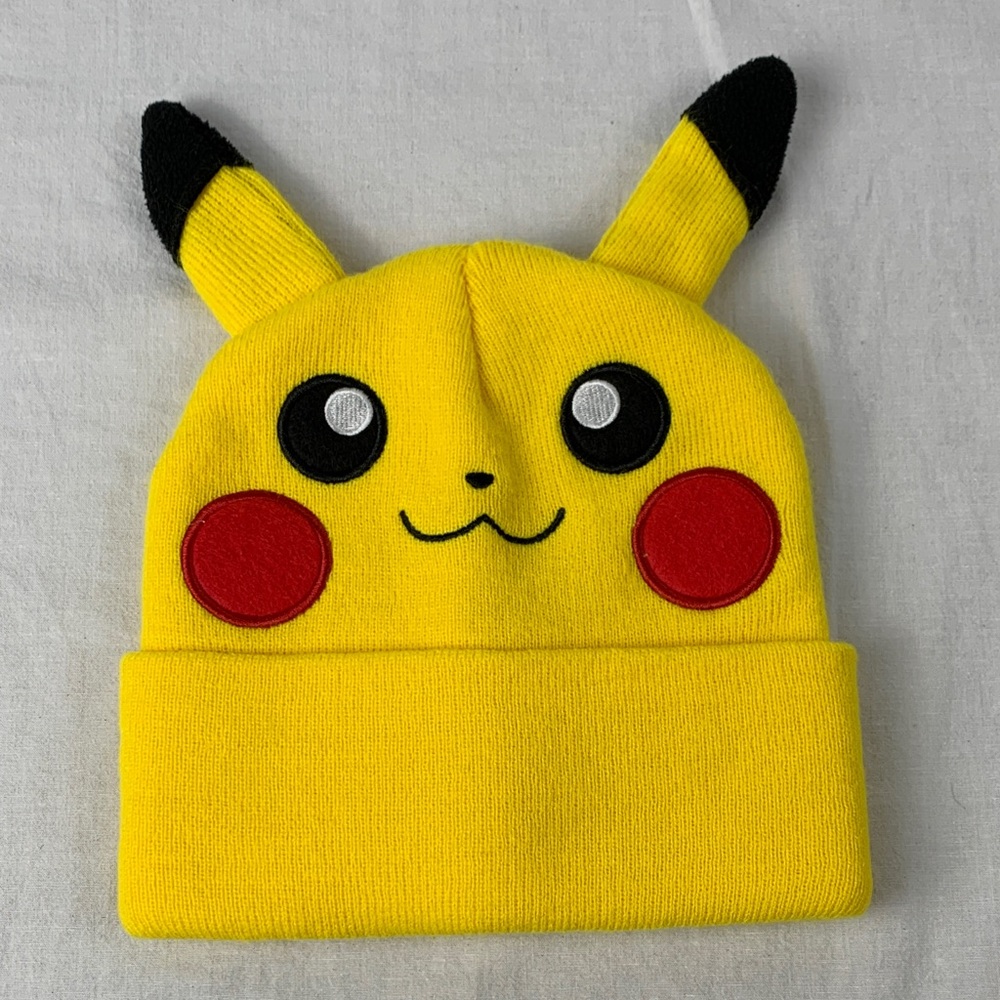 Pokémon Pikachu Beanie with Ears Size 14+ age.